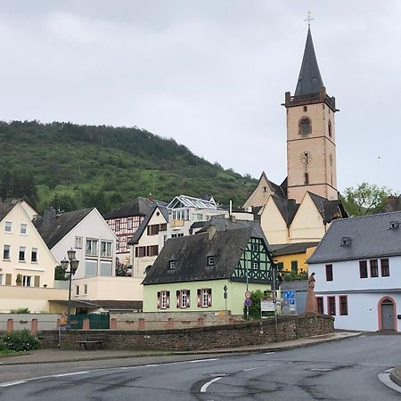 Rheinliebe Bistro Und Pension Lorch am Rhein Exterior foto