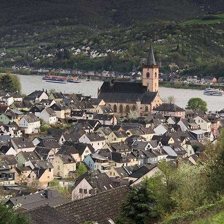 Rheinliebe Bistro Und Pension Lorch am Rhein Exterior foto
