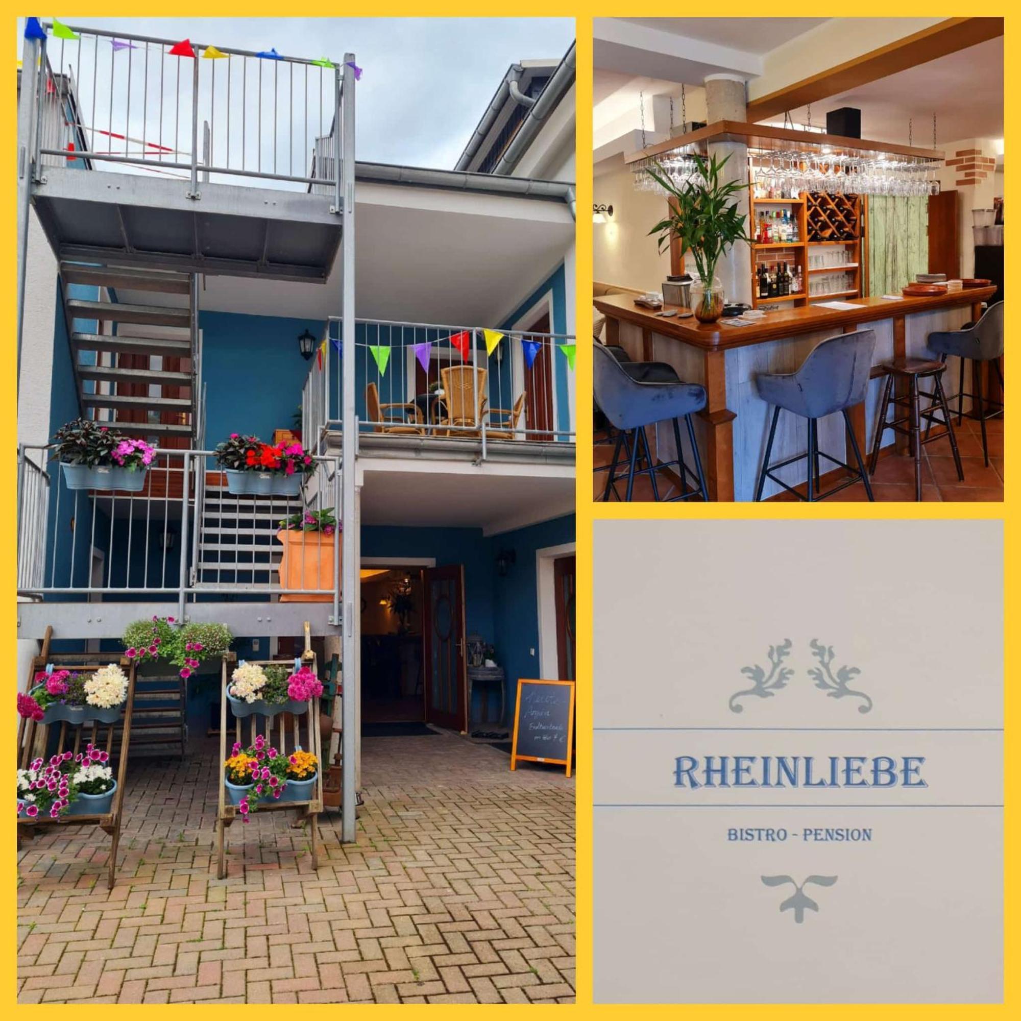 Rheinliebe Bistro Und Pension Lorch am Rhein Exterior foto